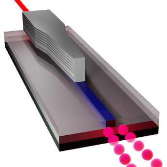 An hybrid III-V / Silicon source of photon pairs