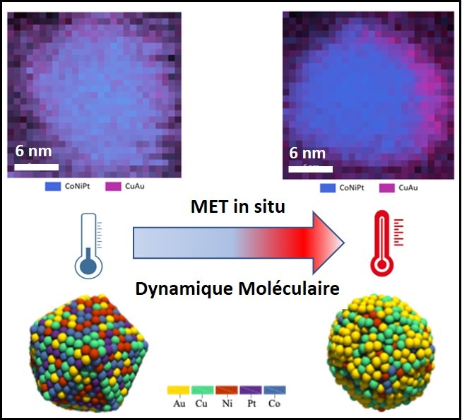 Stabilité thermique des nanoalliages à haute entropie : réalité ou chimère ?