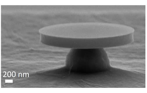 An optomechanical disk in its fundamental state of motion